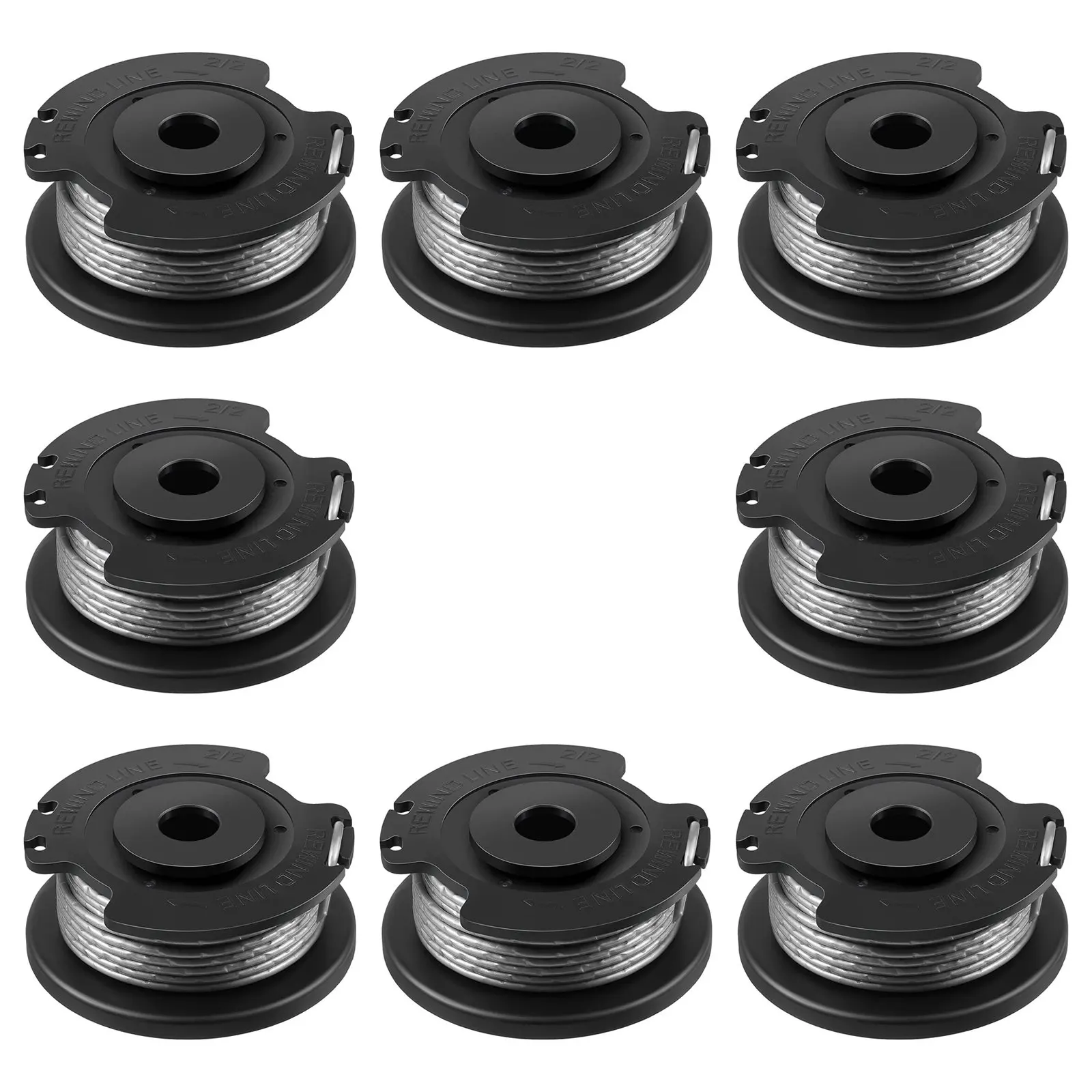 

8 Pack F016800569 String Trimmer Replacement Spool Line for EasyGrassCut 23, 26, 18, 18-230, 18-260, 18-26