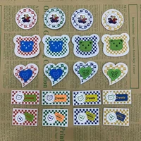 mixed 20pcslot cartoon fashion cortical splicing patches color printed embroidery sew on clothing handmade diy garment decor