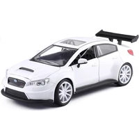 subaru wrx 124 scale jada car model simulation alloy metal diecast model vehicle for collectible gift souvenir collection