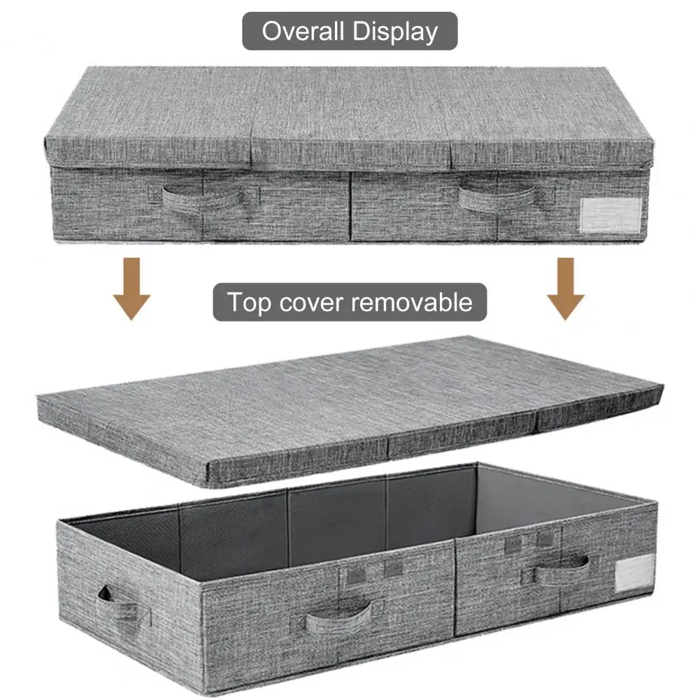 

Storage Box Useful Stackable Space-saving Household Supplies Toy Storage Box Underbed Storage Bin
