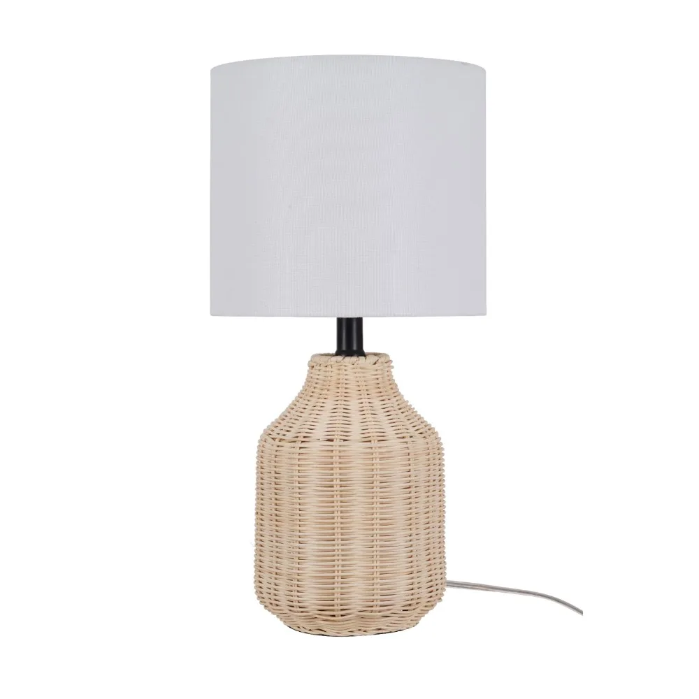 

Better Homes & Gardens 18" Woven Rattan Table Lamp, Natural Finish