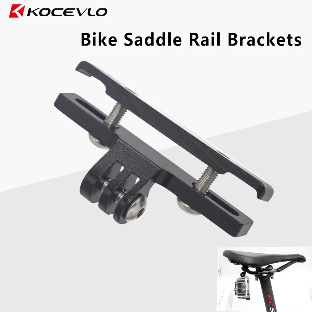 

KOCEVLO Bicycle Saddle Rail Seat Mount Aluminium Stabilizer Armored From the Racing Mounting Track To Gopro Hero 5 Hero4/3+/3