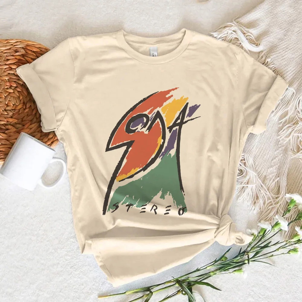 Женские комиксные футболки sodawstereo уличная одежда для девушек в стиле 1920-х