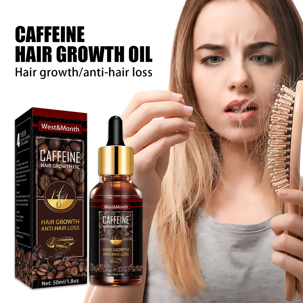50ml Caffeine Hair Growth Essential Oil Loss Preventation Nourishing Roots Repair Treatment Promote |