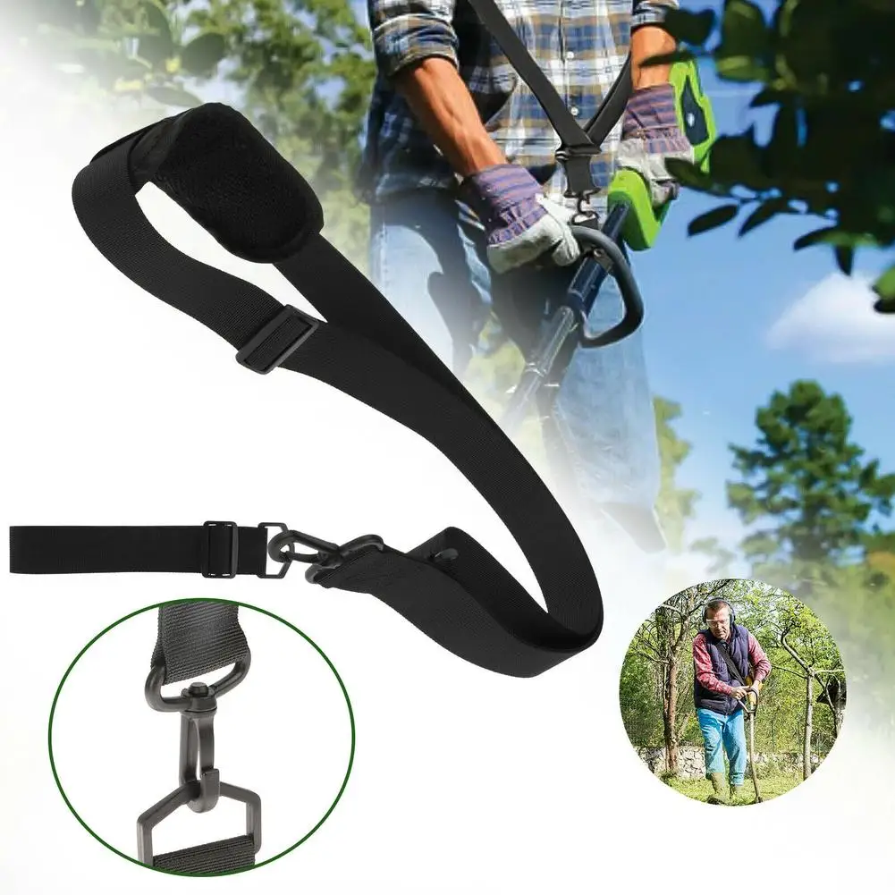 

Trimmer Shoulder Strap Harness Strap Brushcutter Hook Garden Yard Lawn Adjustable Mower Brush Cutter Belt Mower Strap wholesale