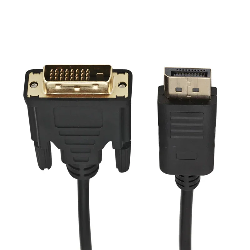 Переходник DP Displayport на DVI с кабелем 1 8 м переходник кабель-преобразователь In 24 + Out