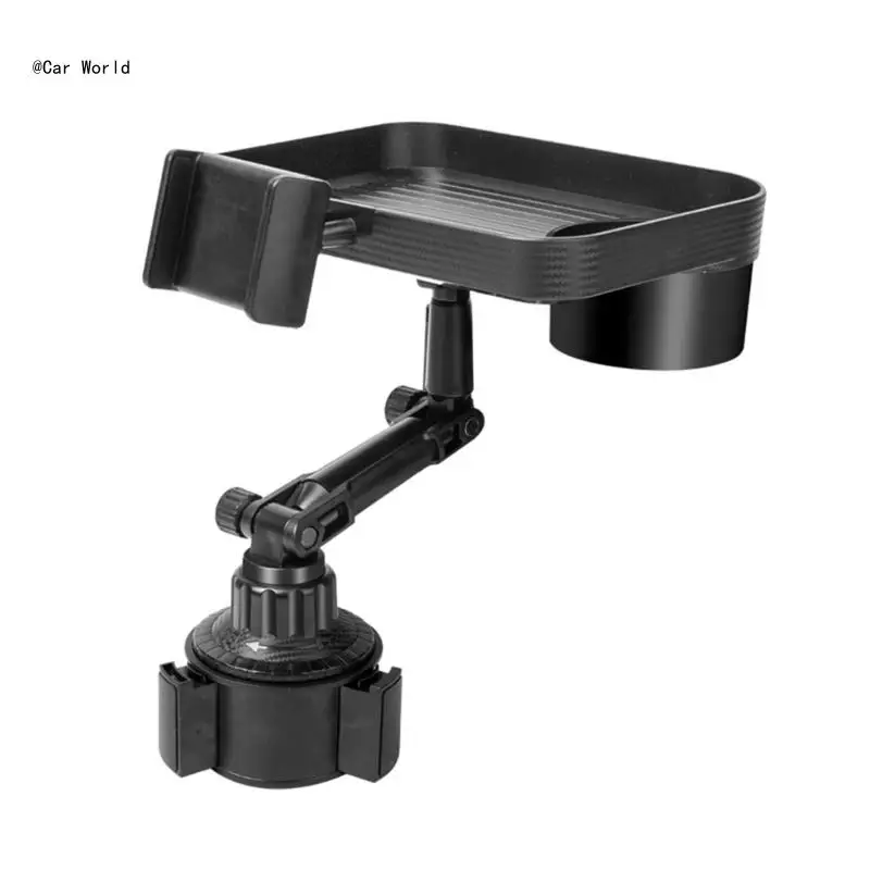

Car Cup Holder Multifunction 360 Swivel Adjustable Food Tray Cup Holder Expander
