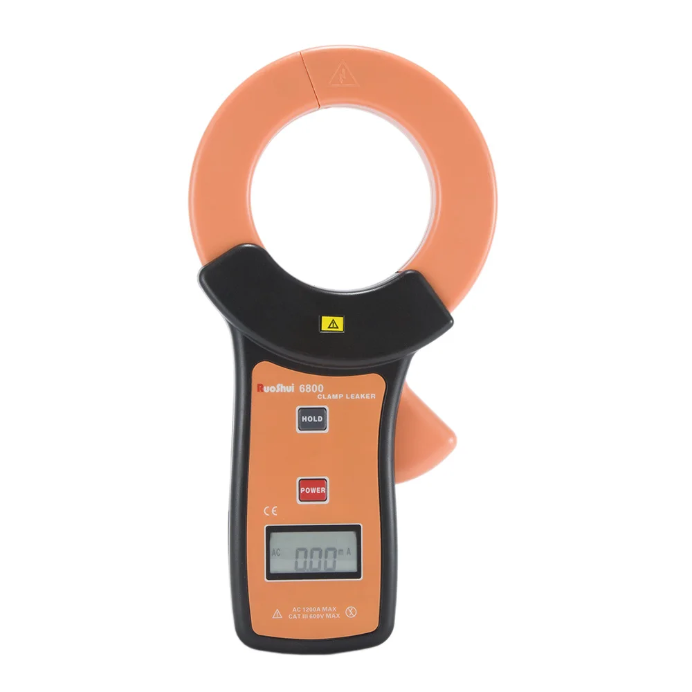 

6800 RuoShui 1200A AC Leakage Current Clamp Meter
