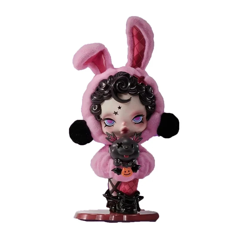 В наличии новые оригинальные фигурки кролика или собаки Skullpanda серия Хэллоуина