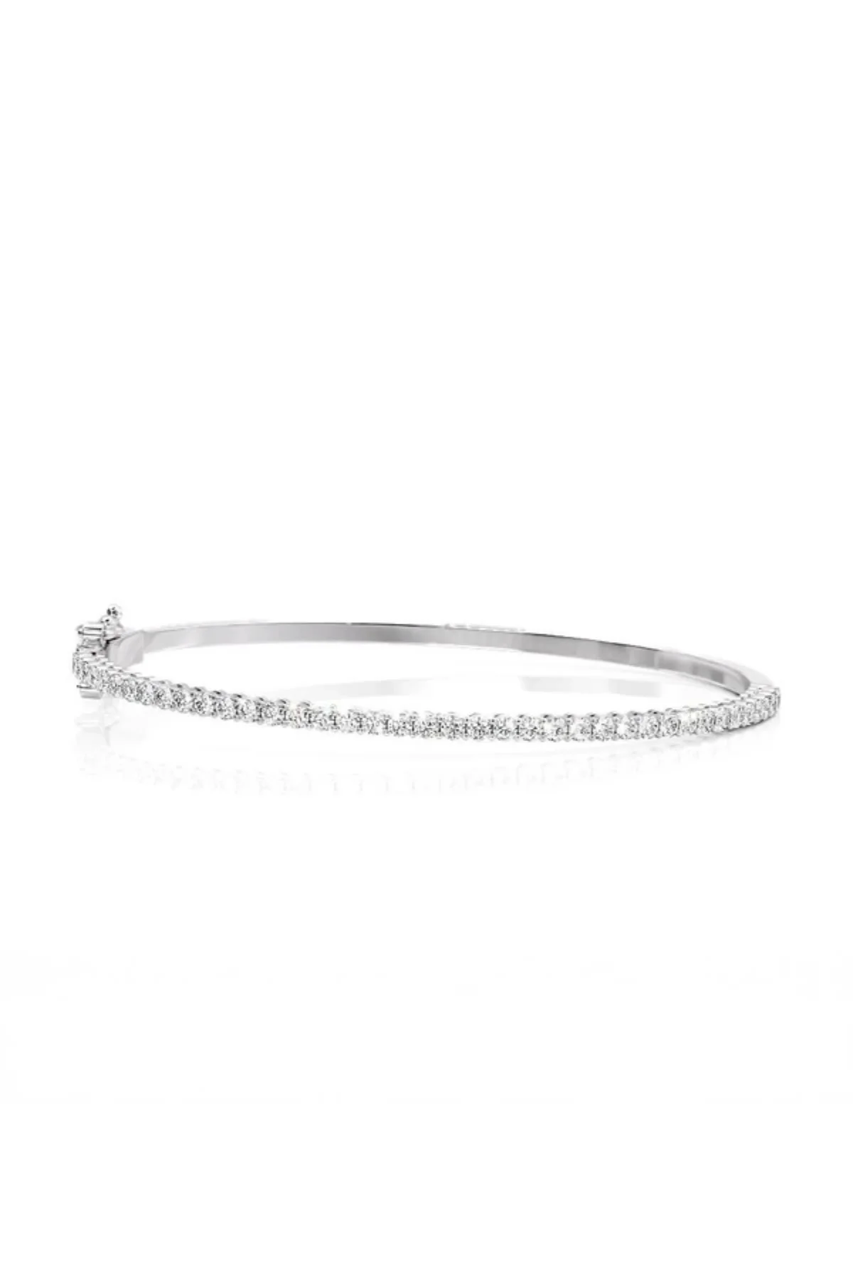 

Crystal Diamond Zirconia 4 carat lab Diamond handcuffs bracelet
