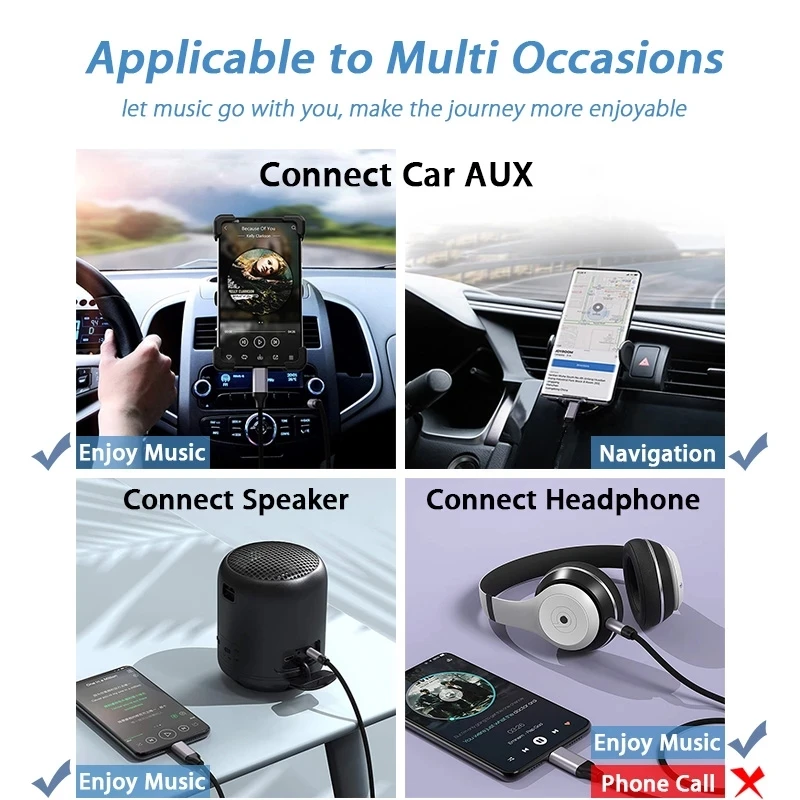 Usb Type C To 3.5mm Aux Audio Jack Cable Cord Adapter Headset Headphone Speaker Tipo For Samsung S21 20 Xiaomi 12 Oneplue 9 Dac | Мобильные