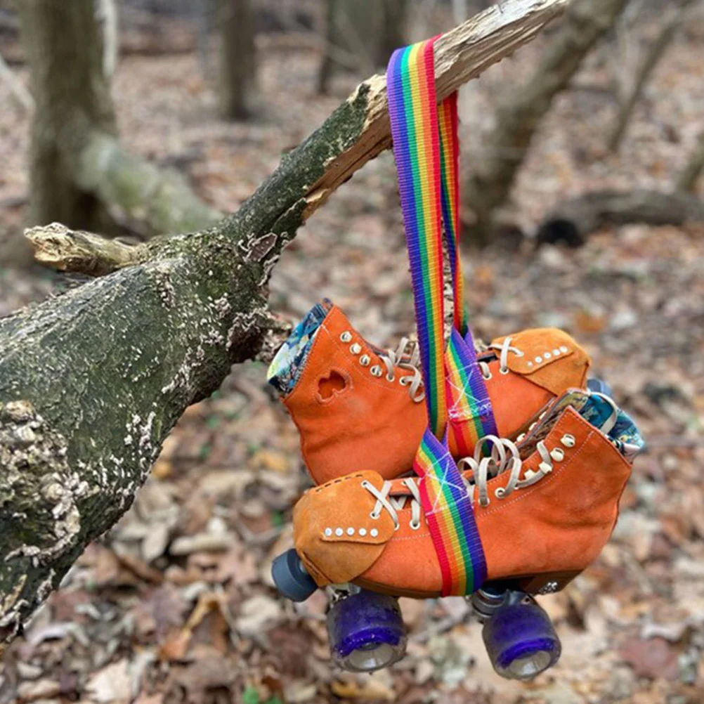 

2 Pcs Ski Boot Straps Shoulder Boots Carrier Skates Carrying Yoga Exercise Portable Leash Polyester Roller