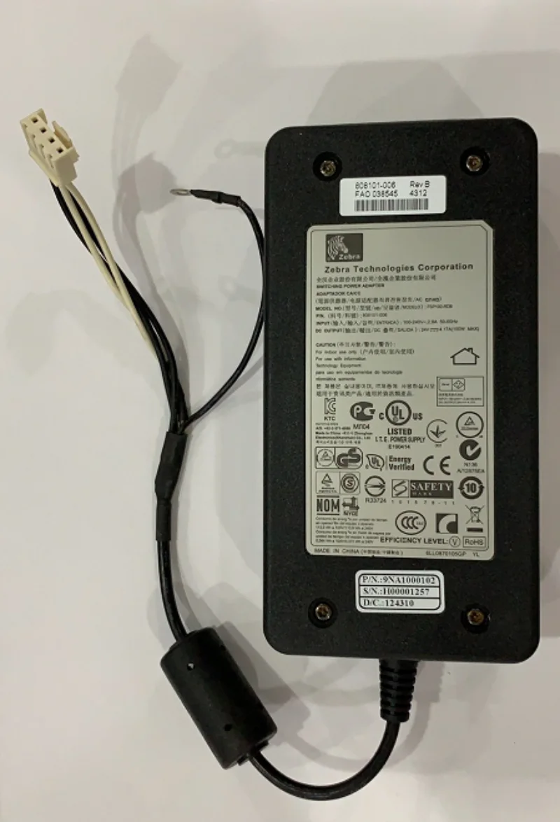 

Zebra AC Power Supply Adapter FSP100-RDB / 9NA1000102 for ZT200 ZT210 ZT230