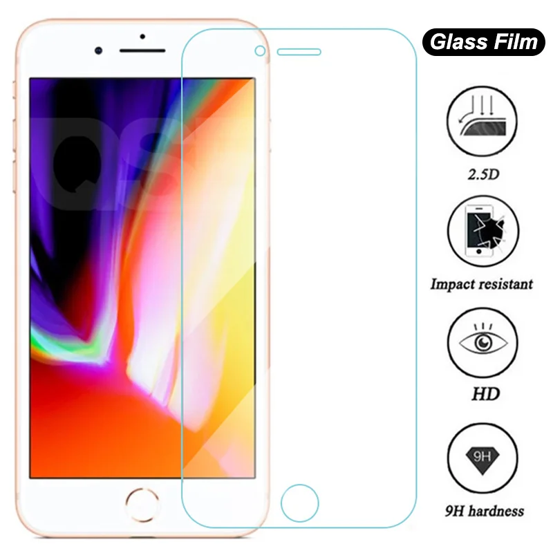 

Tempered Glass For iPhone 6 6S 7 8 Plus 5 5S SE 2020 Screen Protector For iPhone 12 Mini 11 Pro XS Max XR X Protective Glass