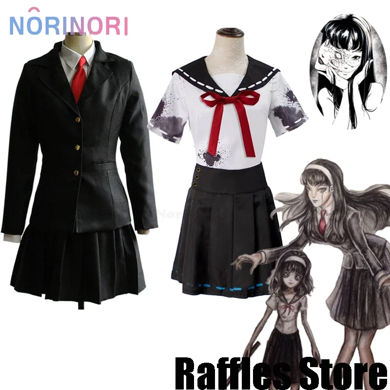 Игра Identity V Косплей Tomie Kawakami Костюм Парик Yidhra Dream Witch Skin Horror Comic Женский JK Хэллоуин
