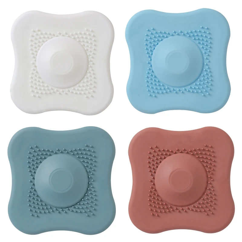 

Multipurpose Silicone Floor Drain Cover Hair Catcher Bathroom Shower Drain Stopper Sink Strainer Water Sealing Cover Dropship