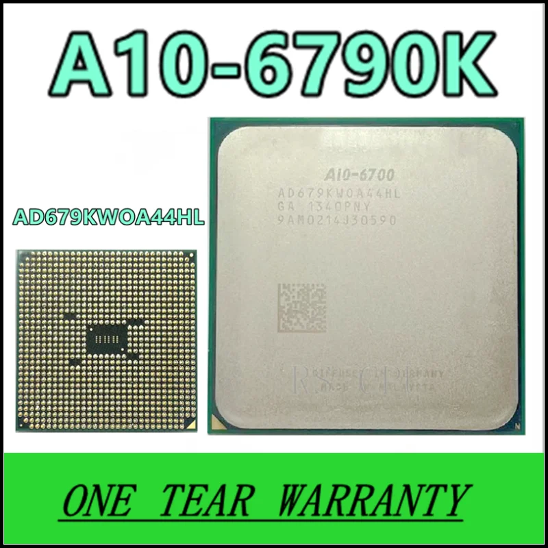 

A10-6790K A10 6790K A10 6790 k 4.0 GHz Used Quad-Core CPU Processor AD679KWOA44HL Socket FM2