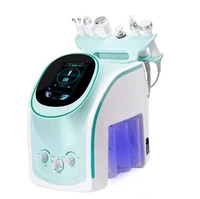 2021 newest ice blue magic mirror skin analyzer rf face lifting skin scrubber oxygen sprayer facial deep cleaning machine