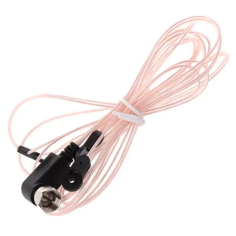 

2M FM/AM Radio Antenna F Adapter Indoor Signal Aerial for for yamaha for JVC Sh Drop Shipping