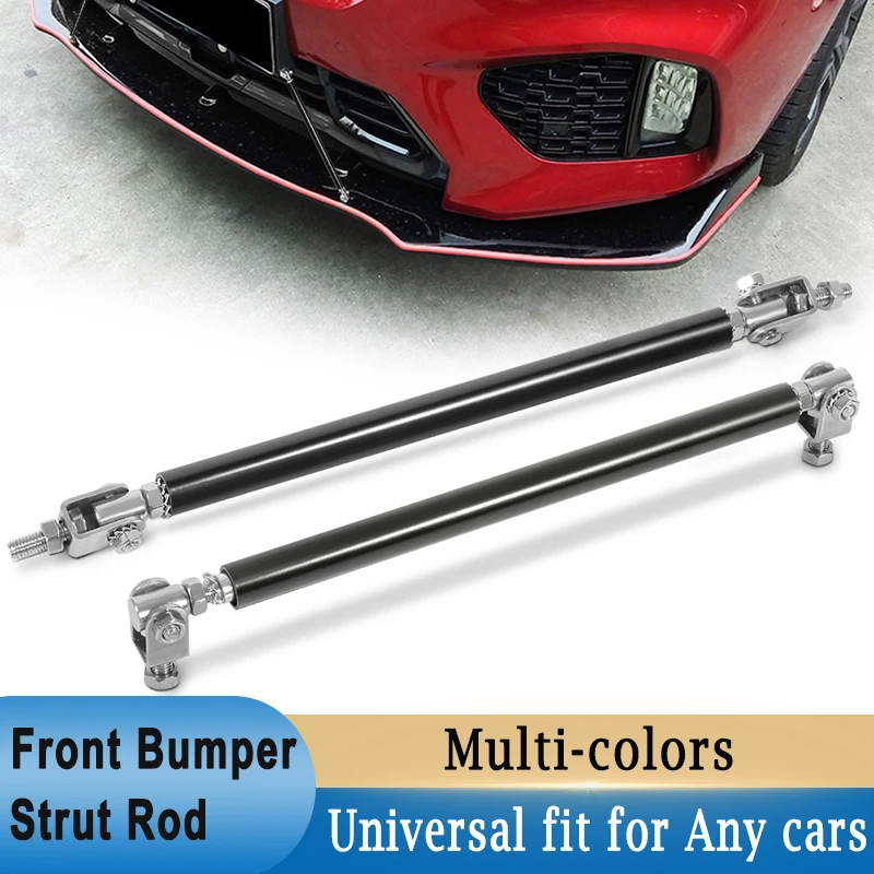 

200mm Adjustable Front Bumper Lip Splitter Strut Rod Tie Support Bars Universal fit for Any cars, SUVs, trucks Spoiler