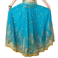 720 degrees belly dancing costume skirt indian dance bollywood festival embroidered full long maxi skirt festival performance