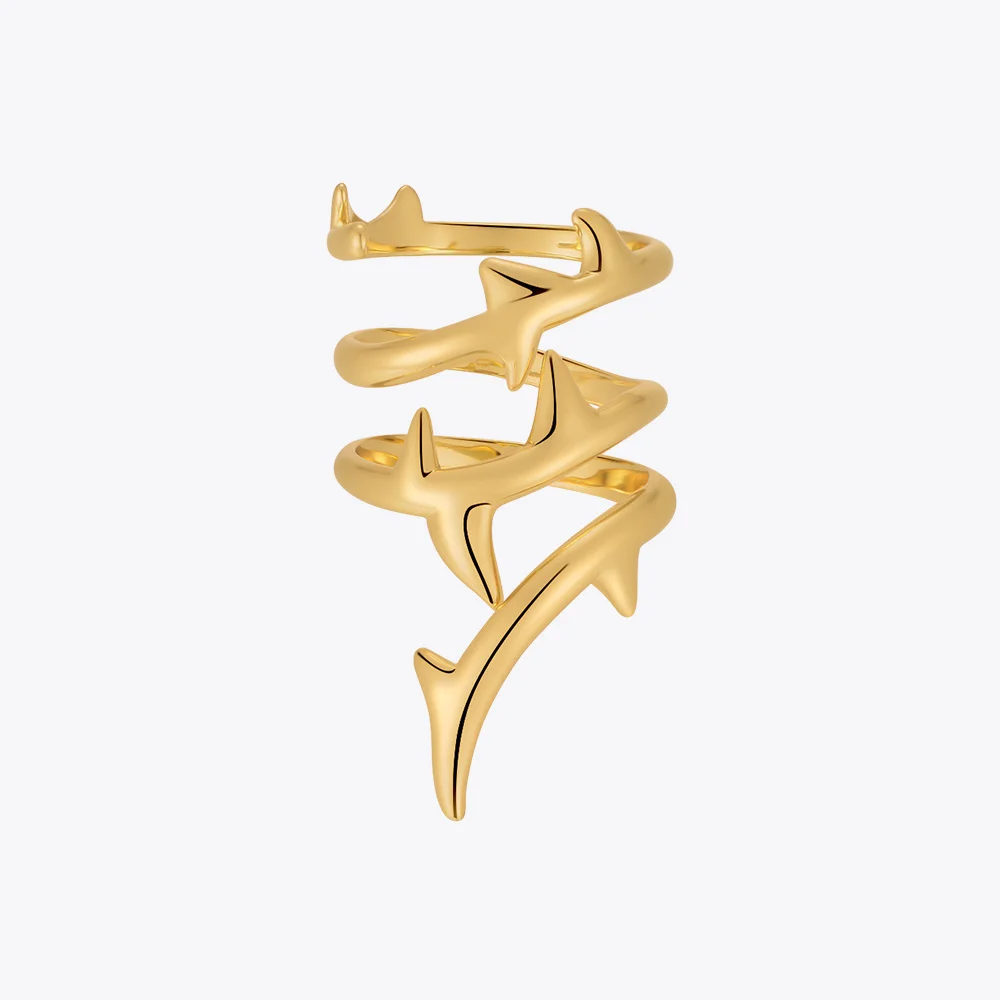 

ENFASHION Gothic Thorns Ring 2022 Fashion Jewelry Stranger Things Anillos Mujer Gold Color Rings For Women Halloween R224164
