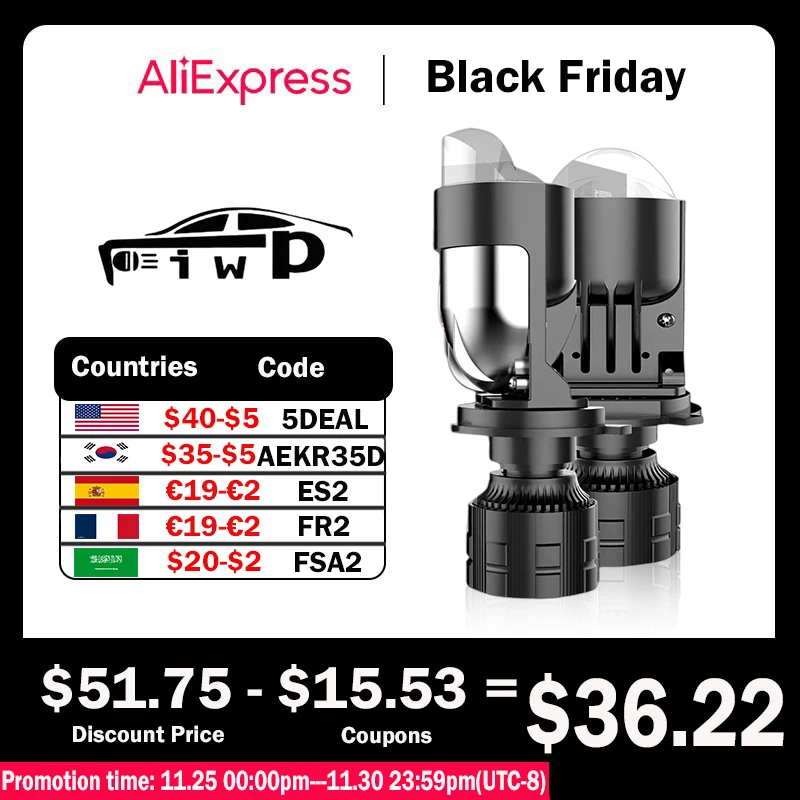 

Новинка 2022 г., автомобильная и мотоциклетная фара h4, дальнего и ближнего света, лазерный мини-проектор с двумя линзами, мощная светодиодная п...