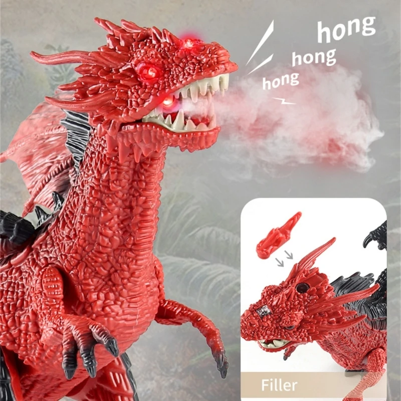 Детский спрей дым игрушка-динозавр раннее образование инфракрасная игрушка с