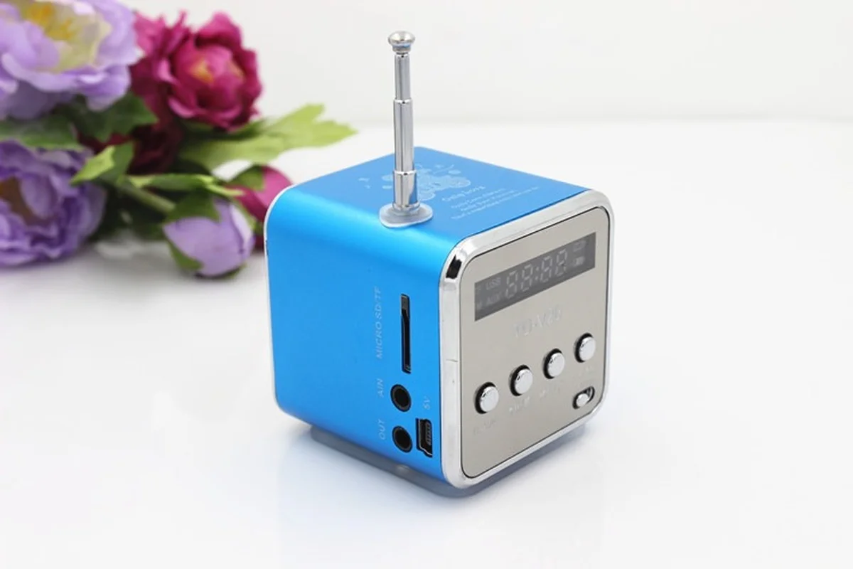 Портативный мини-динамик Td-v26 с Bluetooth цифровой Fm интернет Fm-радио динамик USB