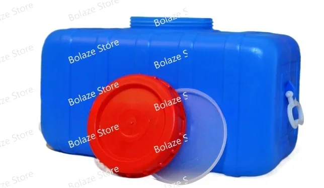 200 Liter Plastic Bucket Horizontal Rectangular Water Storage Tower Household Thickened Food Grade Large Capacity Tank