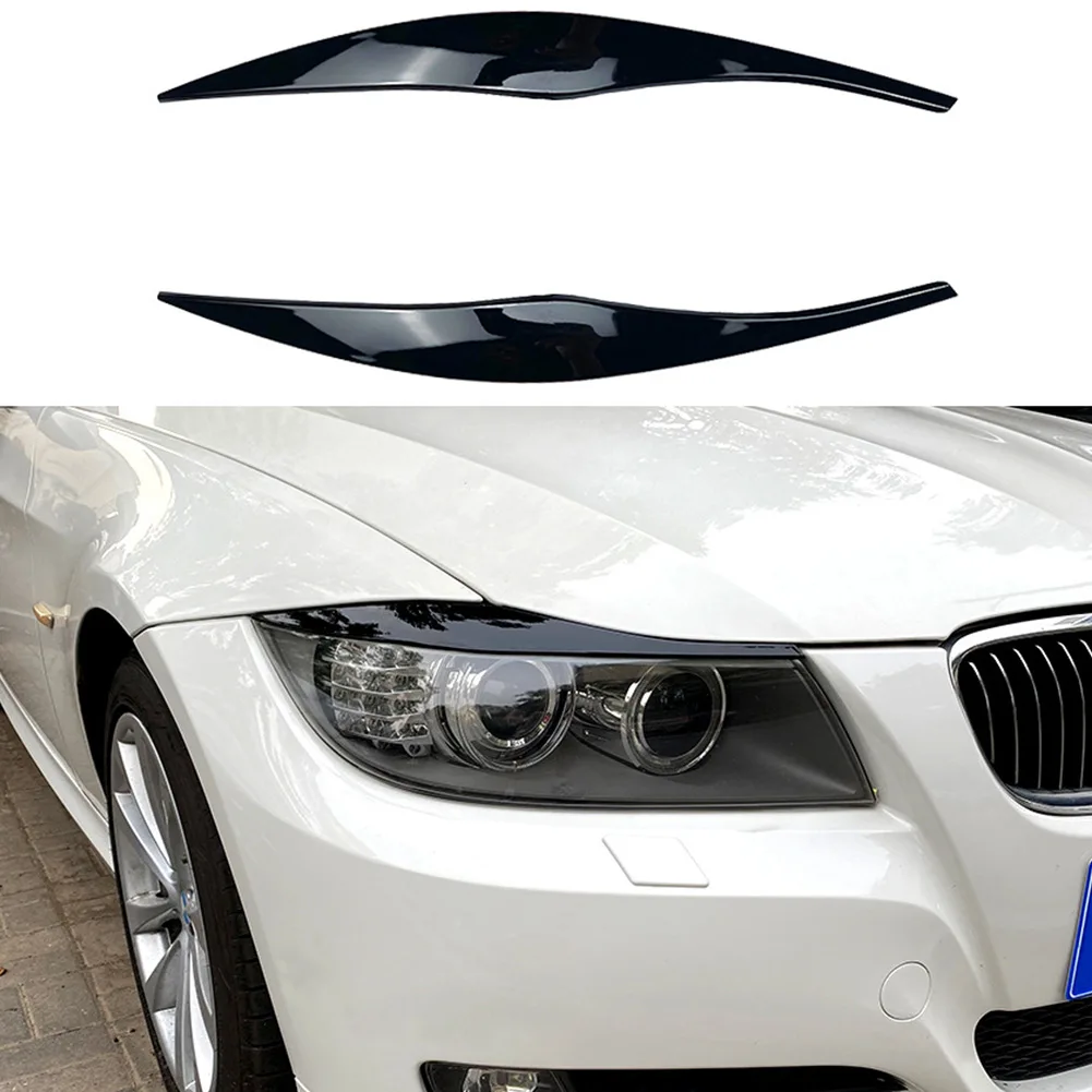 

2 шт., автомобильные накладки для передних фар BMW 3 серии E90 E91 2005-2011