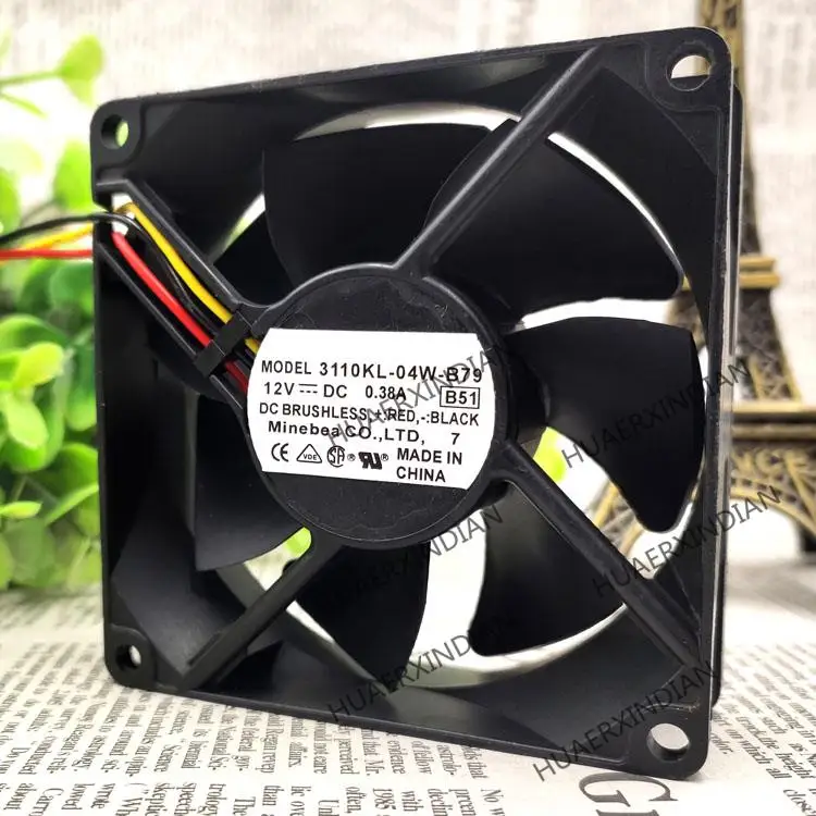 Новый комплект охлаждающих вентиляторов 3110KL-04W-B70/B79 8025 8 см 12 в А