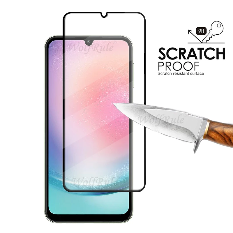 2-in-1 For Samsung Galaxy A24 Glass Samsung A24 Glass Screen Protetor Samsung A22S A12 A13 A14 A04S A34 A23 A22 A24 Lens Glass