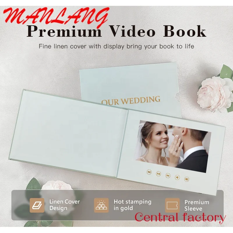 Рисунок 4 - Свадебная видеокнига из золотой