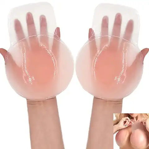 Silicone Bra Push Up Sexy Strapless Invisible Nipple Cover Adhesive Lift Up Breast PetalsStickers Women Intimate Accessories
