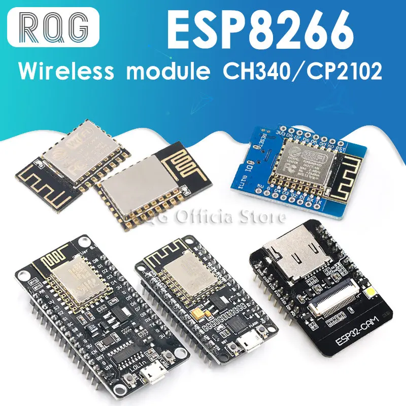 

Wireless module CH340/CP2102 NodeMcu V3 V2 Lua WIFI Internet of Things development board based ESP8266 ESP-12E with pcb Antenna