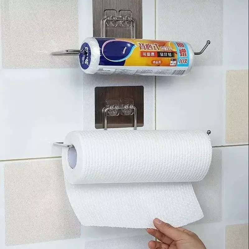 

Toilet Paper Holder Tissue Holder Hanging Bathroom Toilet Paper Holder Roll Paper Holder Towel Rack Stand Storage Rack