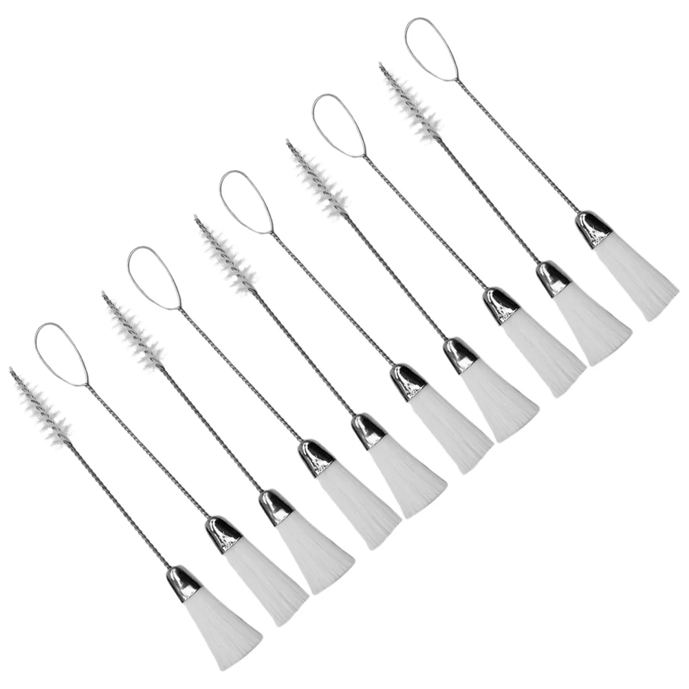 

10 Pcs Small Sewing Machine Brushes Computer Keyboard Cleaner Cleaning Fiber Car Upholstery