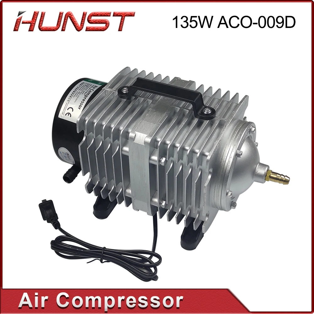 

Hunst 135W Air Compressor Electrical Magnetic Air Pump 110V/220V ACO-009D, for CO2 Laser Engraving Cutting Machine