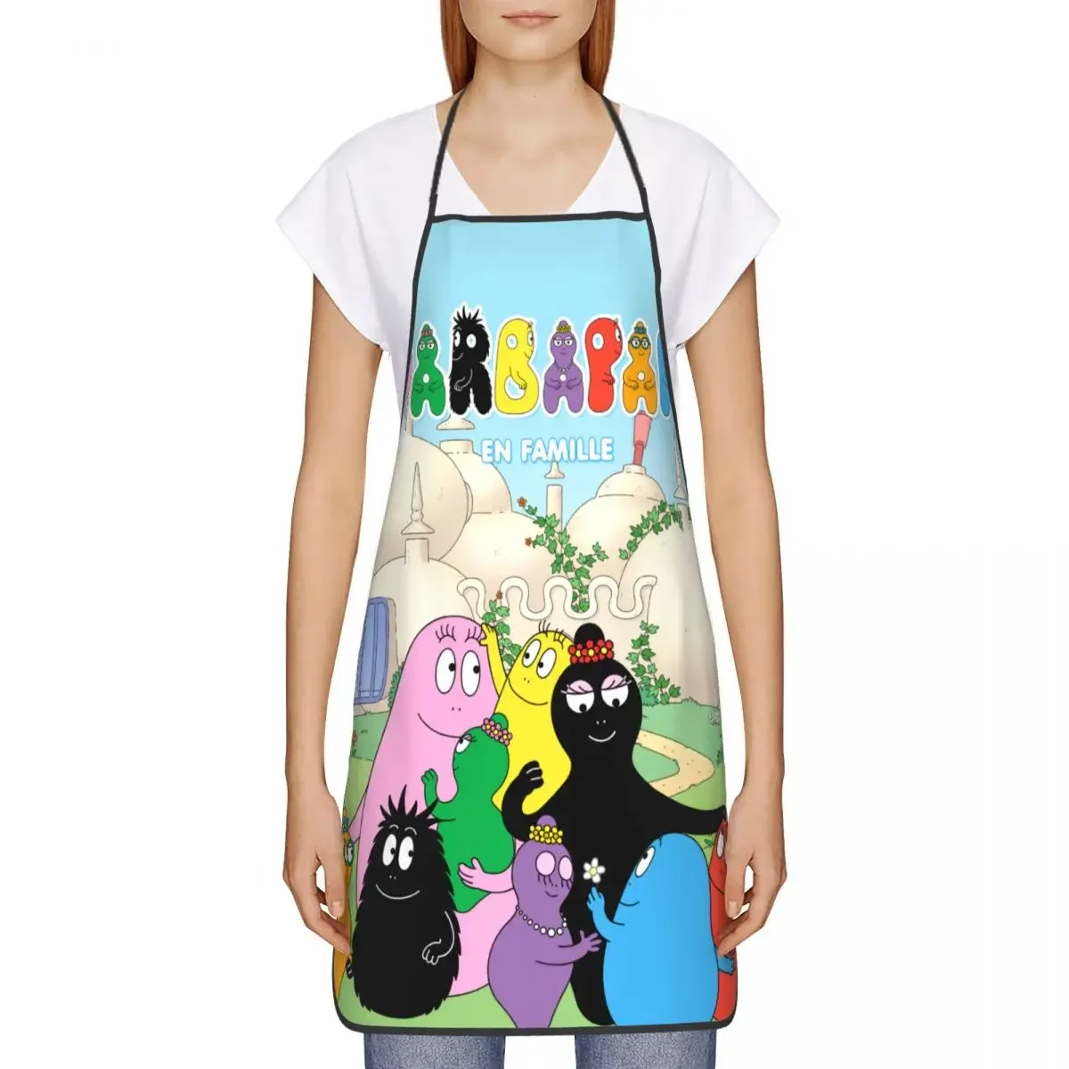 Нагрудник barbapпа для мужчин и женщин семейные фартуки унисекс приготовления пищи