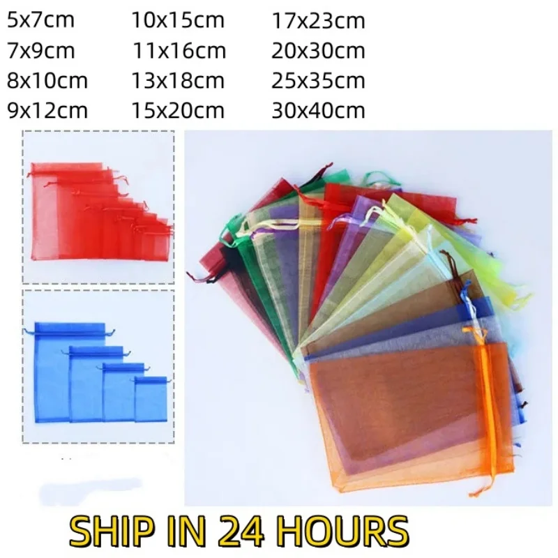 25/50 шт. карманы для ювелирных изделий