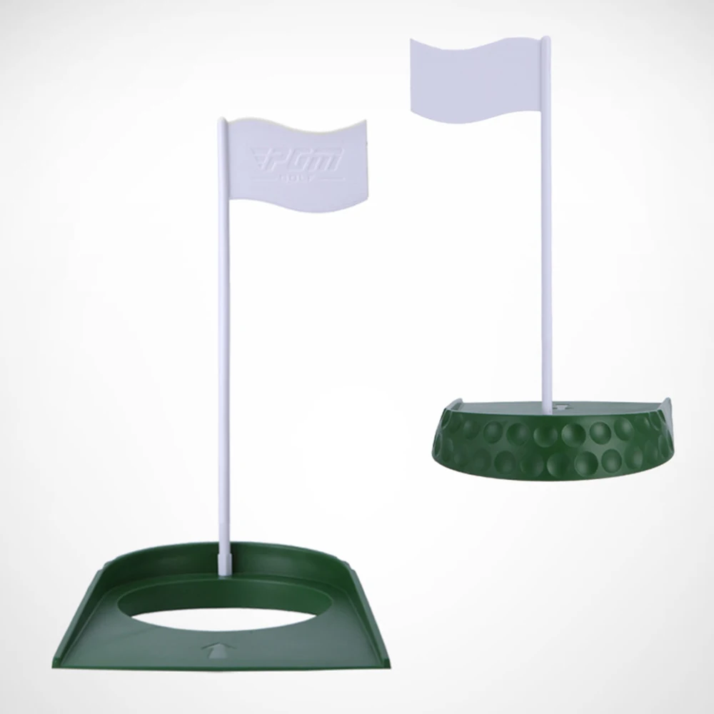 

PGM Golf Putting Hole Cup With Hole Flag ABS Portable Indoor Instructor Putter Green Practice Home Outdoor Training Assistance