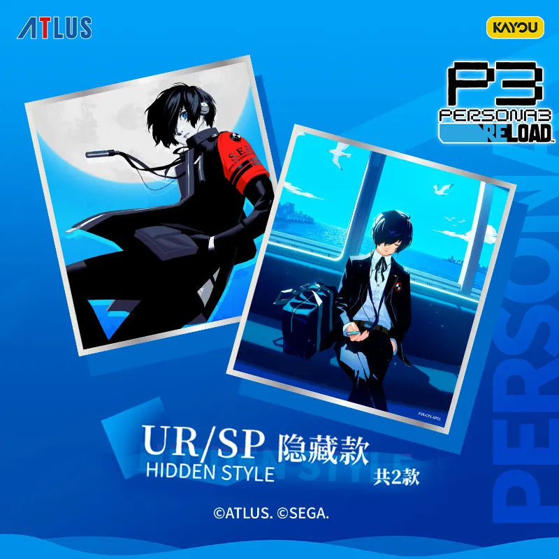 Фото Официальные коллекционные карты Kayou Persona 5 Royal Phantom Art Board, полный набор, карты персонажей аниме Persona 3 Reload Moon Shadow №2