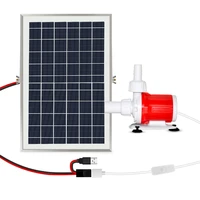 solar water pump fish pond filter fountain small automatic water fish tank circulation pump 5v 10w water circulation system