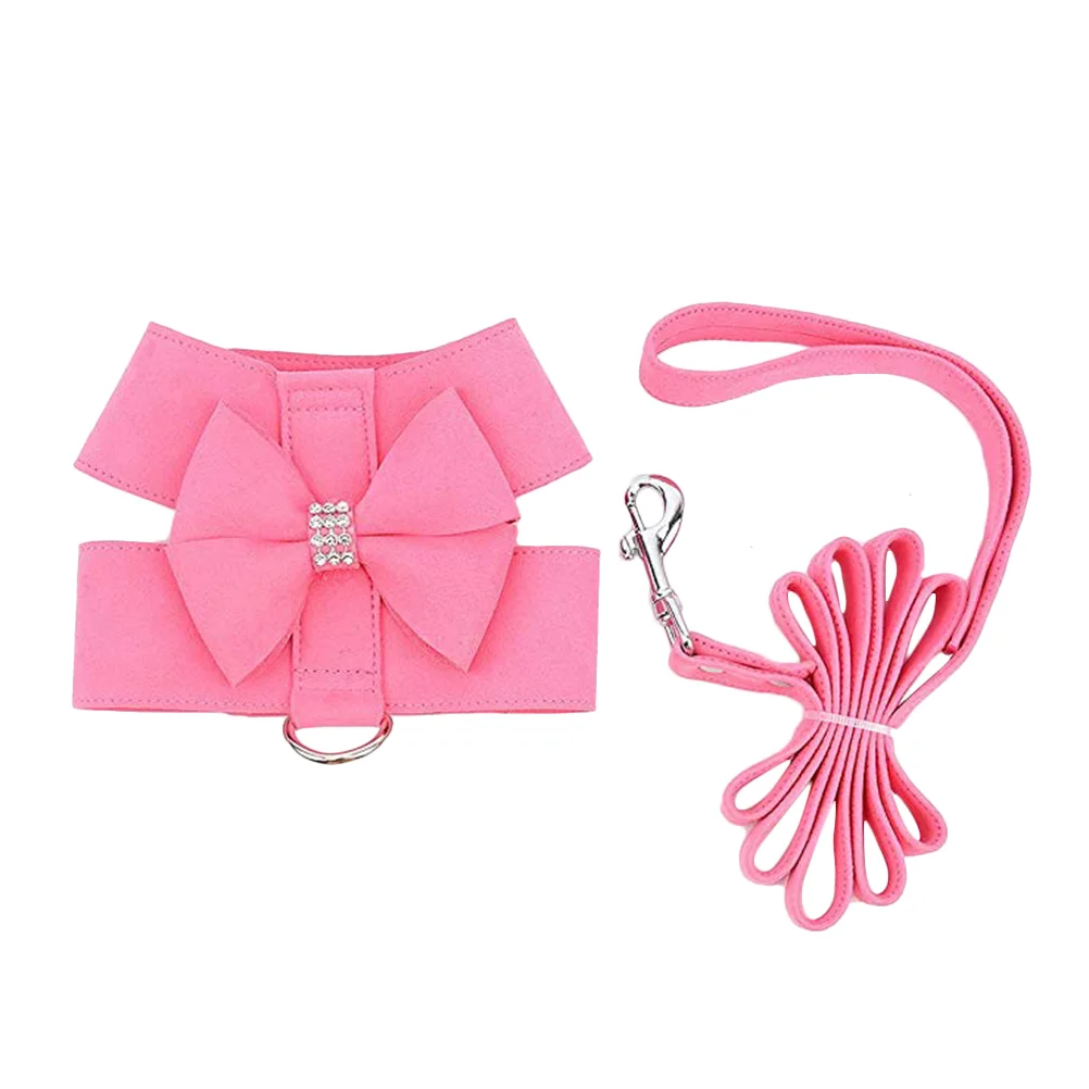 

Dog Leash Harnesschestpet Dogs Ropesmall Set Training Collar Belt Puppy Escape Traction Harnesses Leashes Vest Adjustable Girl