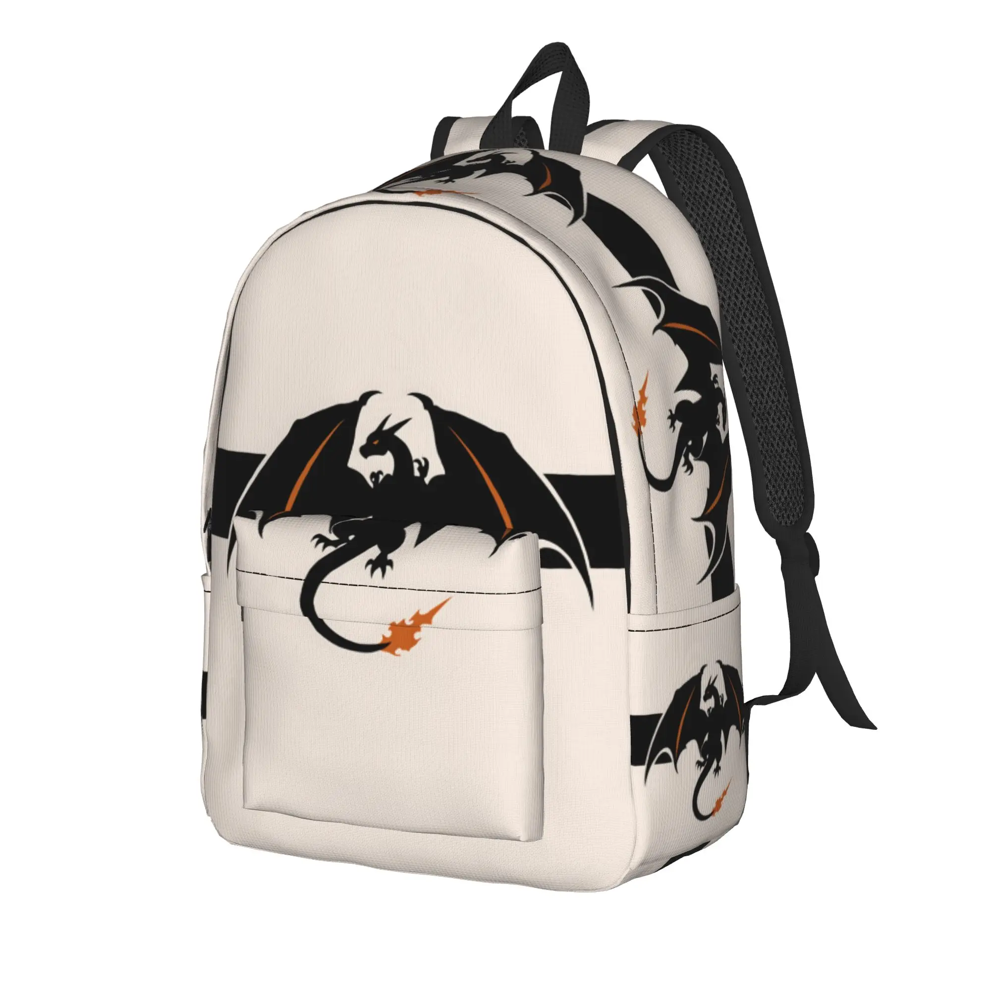 Фото Модный рюкзак Pokemon Charizard Mochilas для повседневного использования на работу, с застежкой-молнией №2