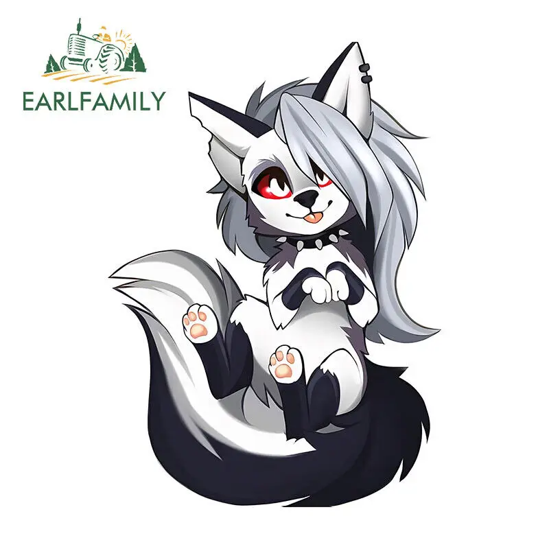 

EARLFAMILY 13 см Пушистый злой Loona забавная наклейка для автомобилей мультяшный солнцезащитный ноутбук RV Автомобильные Наклейки Индивидуальный окклюзий Декор от царапин