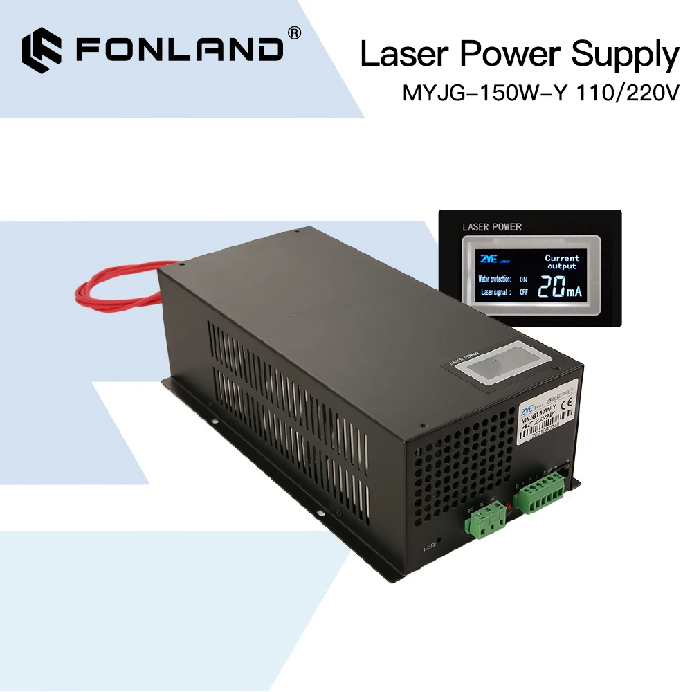 FONLAND 130-150W CO2 Laser Power Supply for CO2 Laser Engraving Cutting Machine MYJG-150W category enlarge