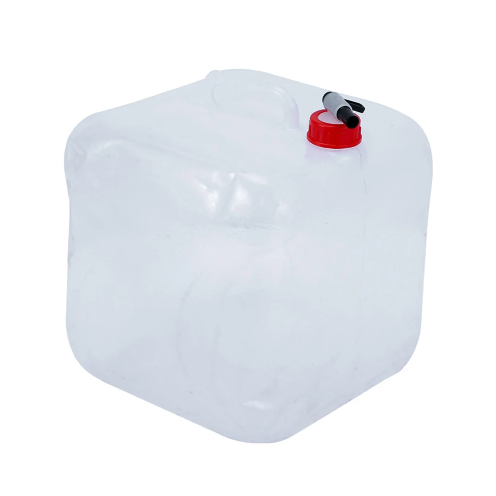 

20L Square Water Container with Spigot, Foldable and Space Saving Water Bag, Suitable for Outdoor Activities and Travel