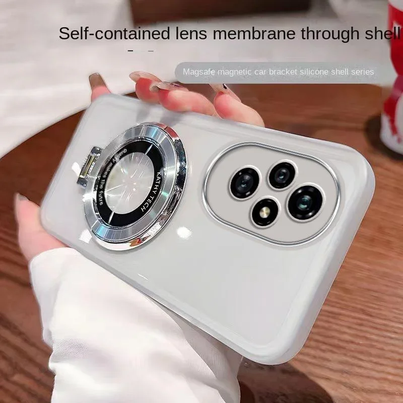 Новый чехол для телефона MagSafe Huawei Honor 200 pro X60 Pro X6B X9B матовый с магнитным держателем